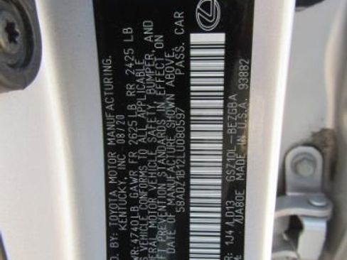 Used 2020 Lexus ES 350 w/ Premium Package image 61