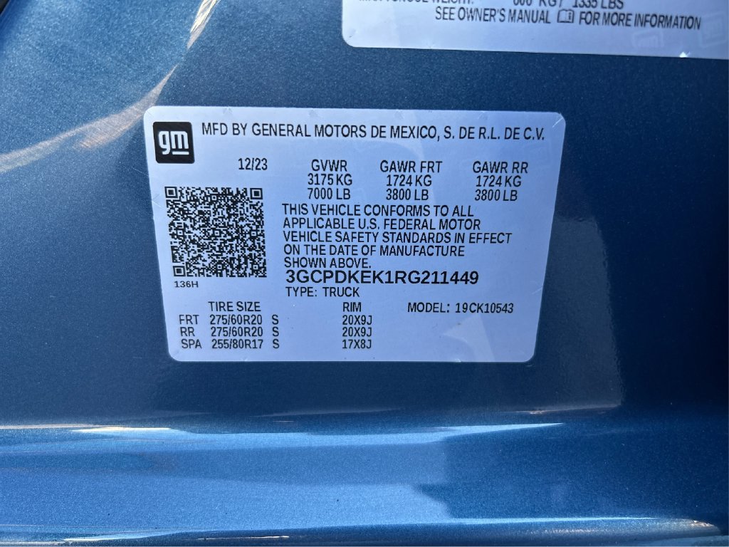 Used 2024 Chevrolet Silverado 1500 LT AWD/4WD image 13