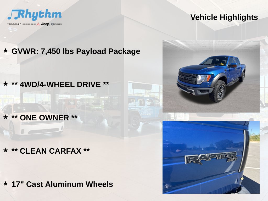 Used 2013 Ford F150 Raptor w/ Exterior Graphics Pkg AWD/4WD image 5