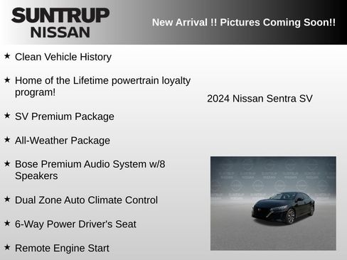 Used 2024 Nissan Sentra SV w/ SV Premium Package FWD image 6