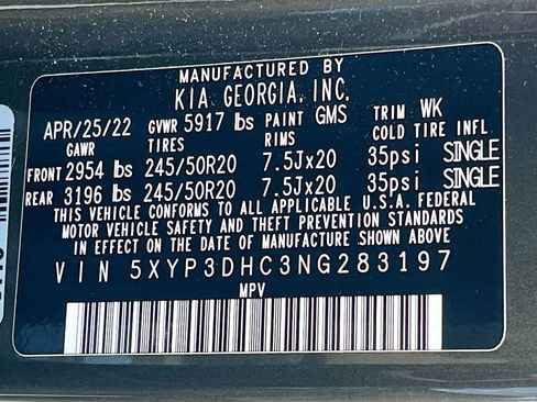 Used 2022 Kia Telluride EX w/ EX Premium Package AWD/4WD image 35