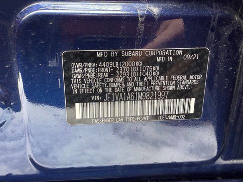 Used 2021 Subaru WRX image 21