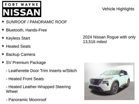 Used 2024 Nissan Rogue SV w/ SV Premium Package AWD/4WD image 8