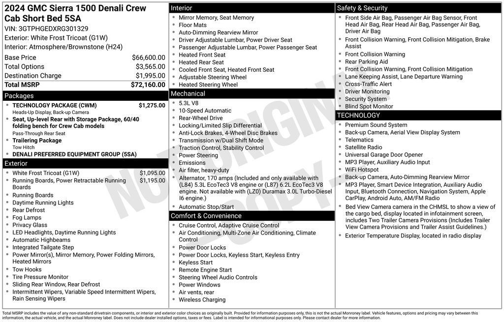 Certified 2024 GMC Sierra 1500 Denali w/ Technology Package RWD image 12