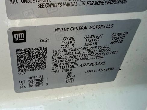 Used 2024 GMC Sierra 1500 Denali w/ Denali Reserve Package AWD/4WD image 34