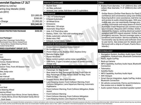New 2027 Chevrolet Equinox LT AWD/4WD image 9