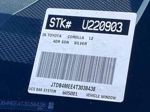 Certified 2026 Toyota Corolla LE image 31