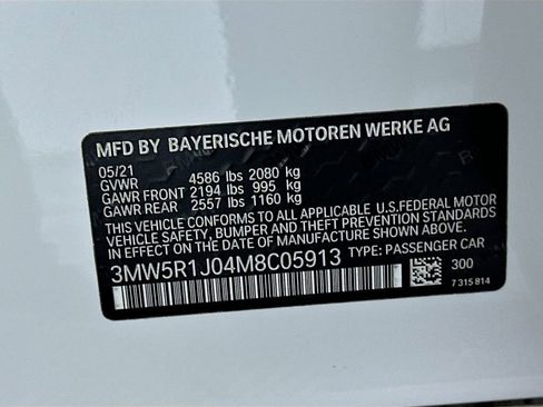 Used 2021 BMW 330i Sedan w/ Convenience Package image 33