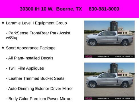 Used 2022 RAM 1500 Laramie w/ Sport Appearance Package RWD image 17