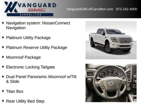 Used 2023 Nissan Titan Platinum Reserve w/ Moonroof Package AWD/4WD image 6