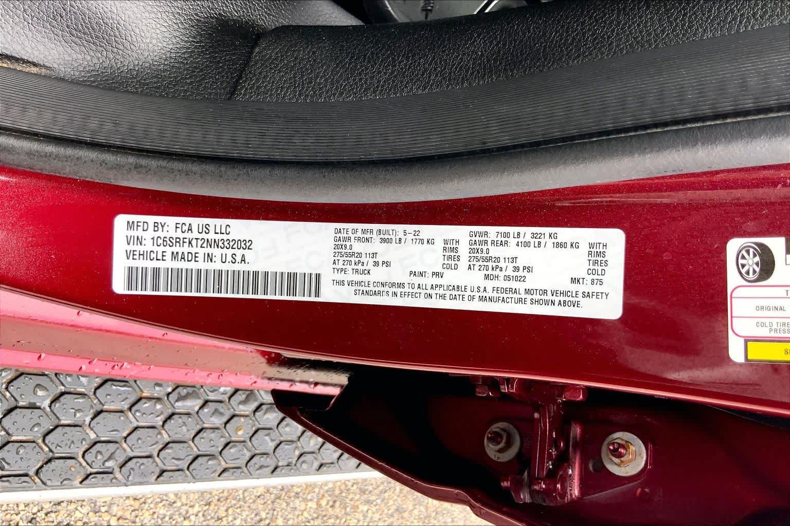 Used 2022 RAM 1500 Limited AWD/4WD image 32