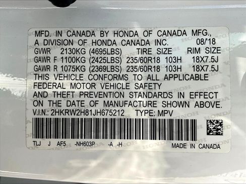 Used 2018 Honda CR-V EX-L image 19