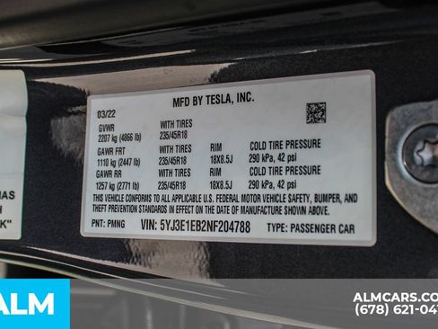 Used 2022 Tesla Model 3 Long Range AWD/4WD image 35