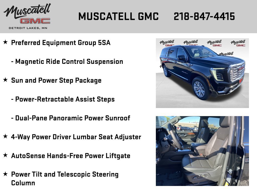 Used 2026 GMC Yukon XL Denali w/ Sun & Power Step Package AWD/4WD image 18