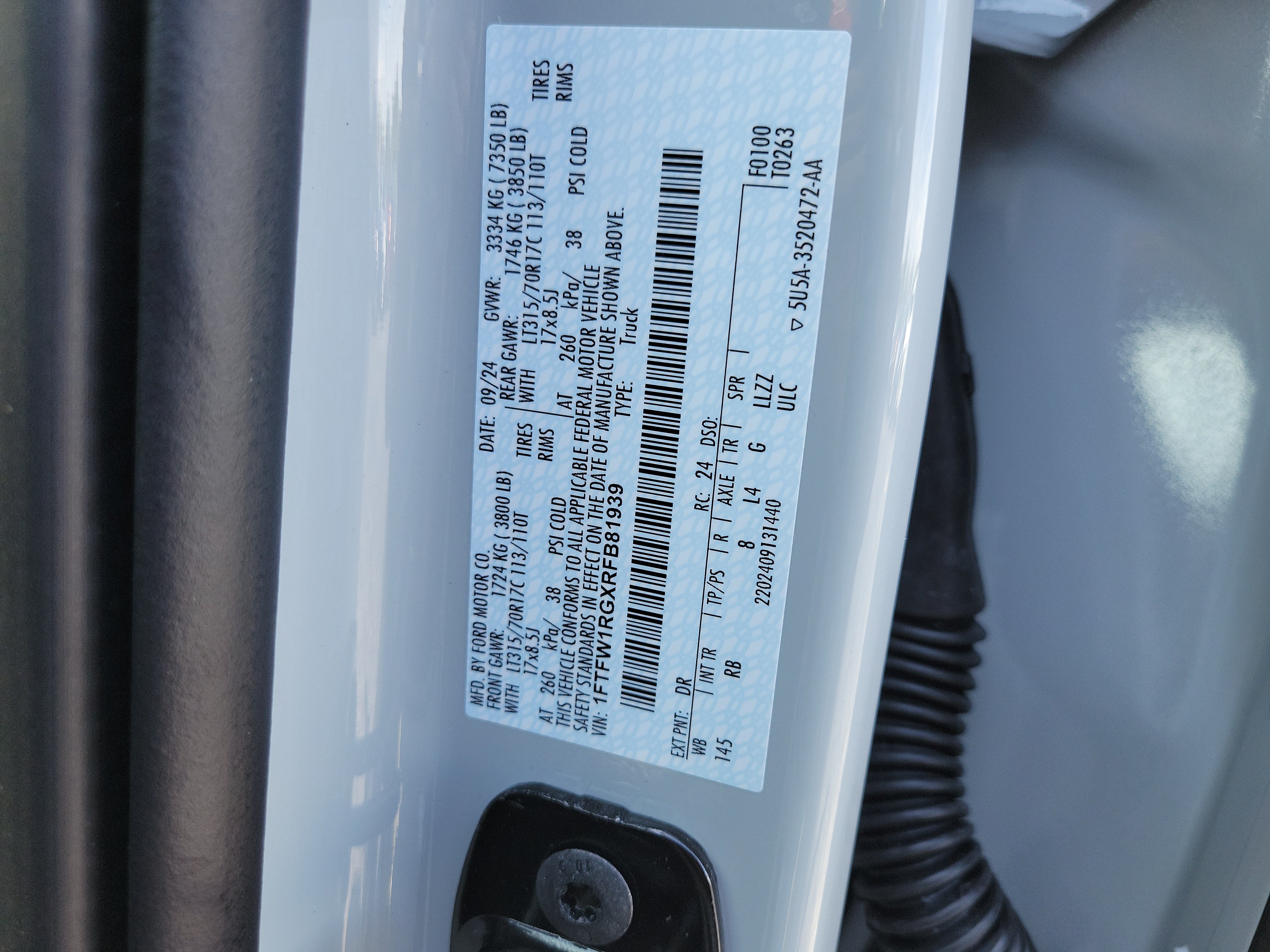 Used 2024 Ford F150 Raptor AWD/4WD image 35