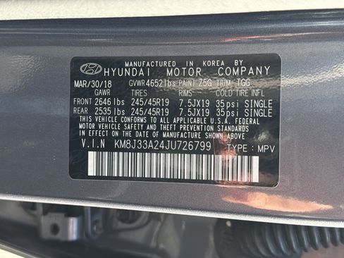 Used 2018 Hyundai Tucson Value w/ Cargo Package FWD image 37