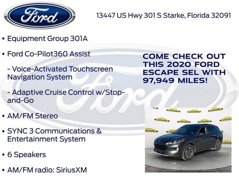 Used 2020 Ford Escape SEL image 15