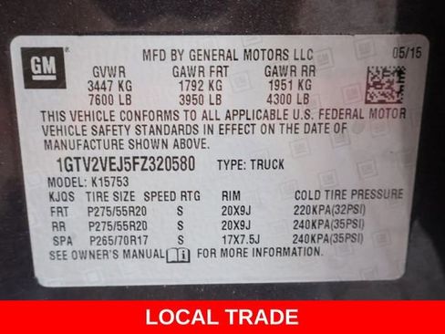 Used 2015 GMC Sierra 1500 SLT w/ Max Trailering Package image 29