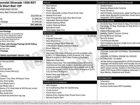 Used 2021 Chevrolet Silverado 1500 RST image 35