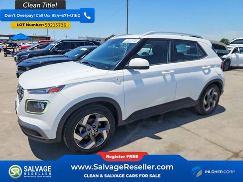Used 2021 Hyundai Venue SEL w/ Premium Package FWD image 1
