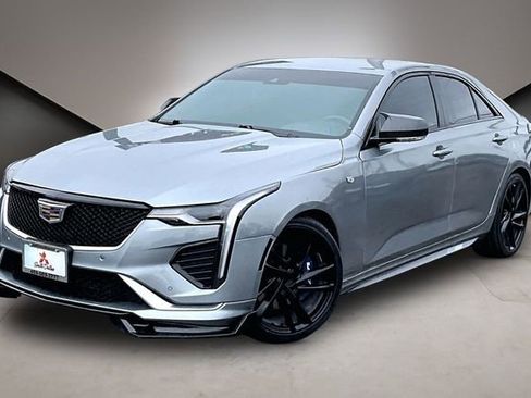 Used 2024 Cadillac CT4 Sport w/ LPO, Blue Accent Package RWD image 1