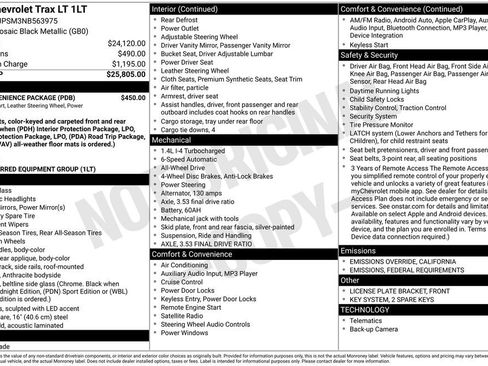 Used 2022 Chevrolet Trax LT w/ LT Convenience Package image 35