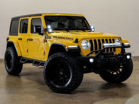 Used 2019 Jeep Wrangler Unlimited Rubicon w/ LED Lighting Group image 1