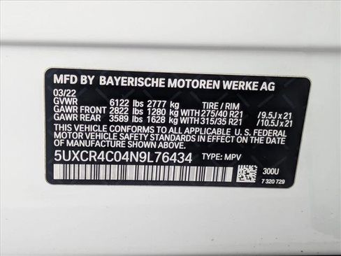 Used 2022 BMW X5 sDrive40i w/ Parking Assistance Package RWD image 27