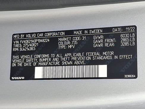 Used 2023 Volvo XC90 B6 Ultimate w/ Protection Package Premier AWD/4WD image 27