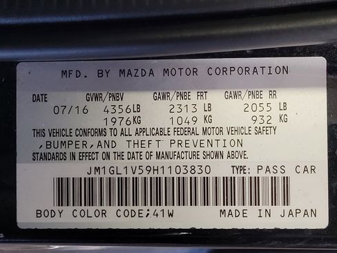 Used 2017 MAZDA MAZDA6 Touring FWD image 33