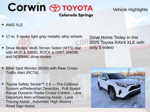 Used 2025 Toyota RAV4 XLE image 7