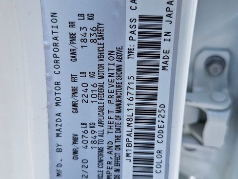 Used 2020 MAZDA MAZDA3 Hatchback image 23