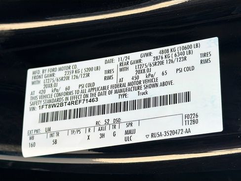 Certified 2024 Ford F250 Lariat w/ Lariat Ultimate Package AWD/4WD image 38