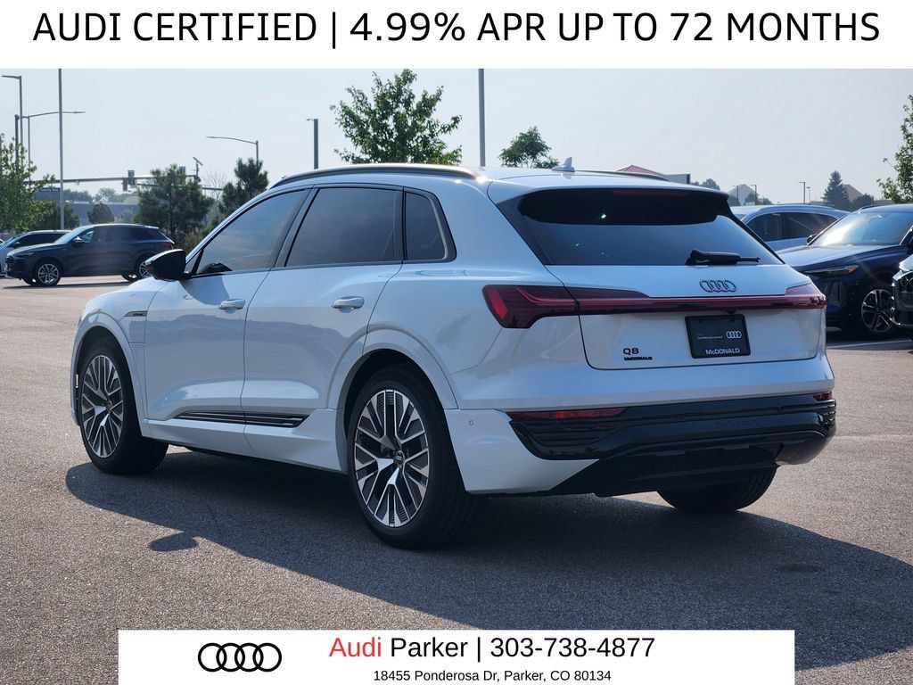 Certified 2024 Audi Q8 e-tron Premium Plus w/ Premium Plus Package AWD/4WD image 3