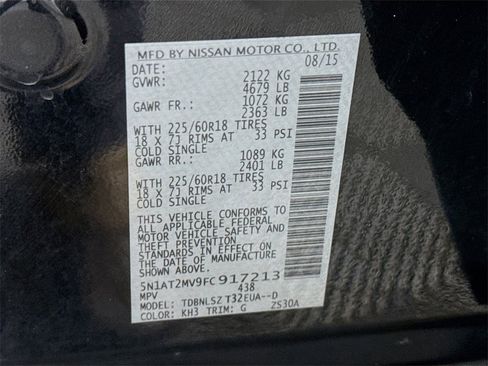 Used 2015 Nissan Rogue SL w/ SL Premium Package image 35