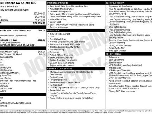 Used 2023 Buick Encore GX Select FWD image 6