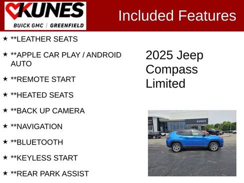 Used 2025 Jeep Compass Limited AWD/4WD image 2