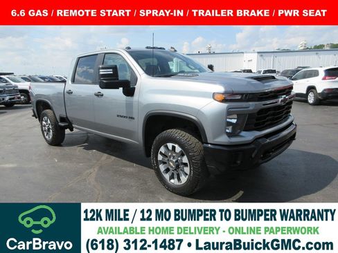 Certified 2024 Chevrolet Silverado 2500 Custom w/ Custom Convenience Package AWD/4WD image 1