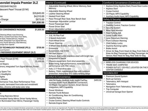 Used 2017 Chevrolet Impala Premier w/ Enhanced Convenience Package FWD image 5