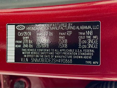 Certified 2025 Hyundai Tucson SEL FWD image 45