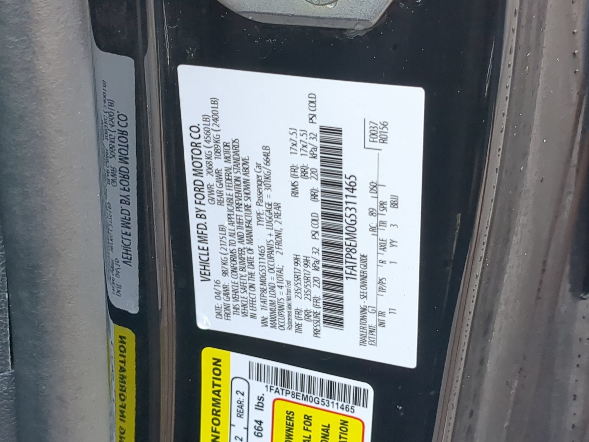 Used 2016 Ford Mustang Convertible RWD image 69