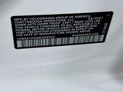 Used 2022 Volkswagen Passat 2.0T SE image 32