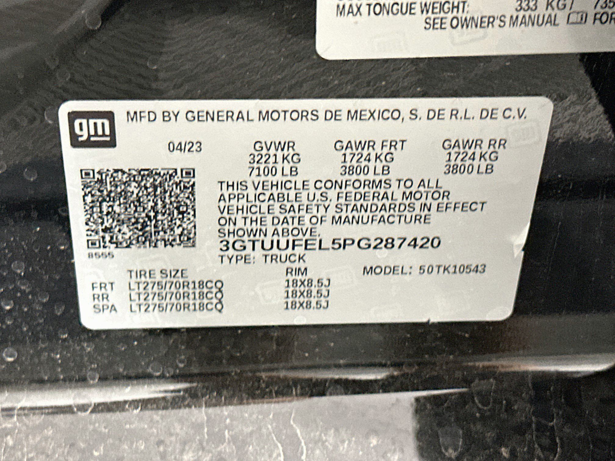 Used 2023 GMC Sierra 1500 AT4X AWD/4WD image 12