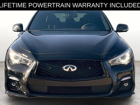 Used 2023 INFINITI Q50 Red Sport 400 w/ Carbon Fiber Package RWD image 4