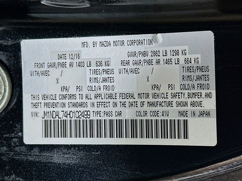 Used 2017 MAZDA MX-5 Miata RF Club image 28