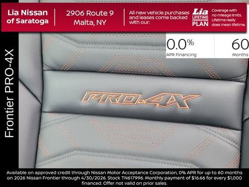 New 2026 Nissan Frontier PRO-4X w/ Pro Premium Package image 18