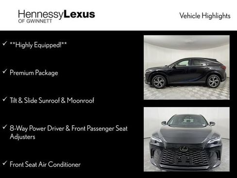 Used 2023 Lexus RX 350 Premium w/ Accessory Package (Z1) image 11