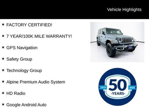 Used 2024 Jeep Wrangler Unlimited Sahara w/ Technology Group AWD/4WD image 8