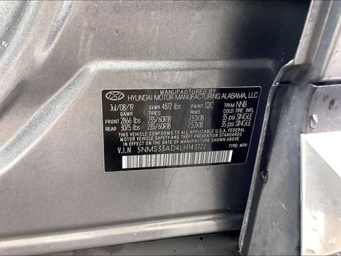 Used 2020 Hyundai Santa Fe SEL w/ Convenience Package image 36