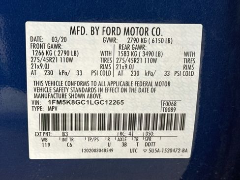 Used 2020 Ford Explorer ST w/ ST Street Pack AWD/4WD image 35